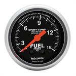 Fuel pressure, 52.4mm, 0-15 psi, mechanical
