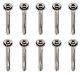 Chrome Screw with Integral Washer #8 x 1-1/2