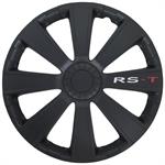 4-Delige Wieldoppenset RS-T 13-inch zwart