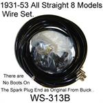 Spark plug wire set, black