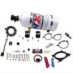 Nitrous Oxide System, Ford 5.0 Coyote, 7.3 Godzilla, Nitrous Plate, Wet, +250 hp Max, +200 hp Jetting, 10 lb. Bottle