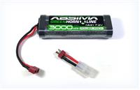 batteri Greenhorn V2 6S NiMH (7.2V/3000mAh) T-kontakt med tamiya adapter