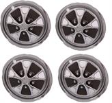 Wheel Covers, ABS Plastic, Chrome, 14 in.