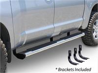 step bar, polished stainless steel, 6" oval