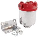 Fuel Filter and Housing, Frame Mount, 10 Microns, 3/8 in. NPT Female Inlet/Outlet, Each