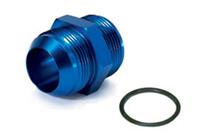 nippel adapter FITTING, 20AN-20AN BLUE ANODIZE