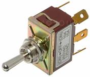 Toggle Switch, Off/Momentary On, Single Pole, 10 Amp