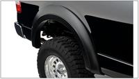 Fender Flares, Extend-A-Fender, Rear, Dura-Flex Thermoplastic, Black, 2 in. Flare Width, Ford, Lincoln, Pair
