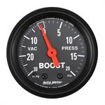 Boost Pressure Gauge 52mm 30 in . Hg . -vac / 20psi Z-series Mechanical
