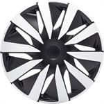 Set J-Tec wheel covers Lazio 13-inch silver/black/carbon-look