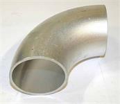 Aluminium Pipe Bend 90 Degree 60mm 3mm Thick