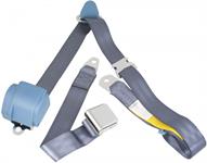 RetroBelt 3-Point Seat Belt Set, Blue
