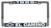 85 EL CAMINO LICENSE FRAME