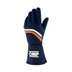 DIJON GLOVES FIA 8856-2018 my2025 NAVY BLUE / FLUO ORANGE SZ. M