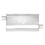 Muffler Stainless 22" Kropp, 2-1/2" O / O