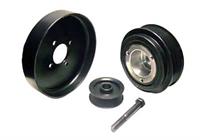 Pulley Kit, Aluminum, Serpentine