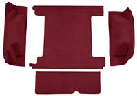 bagagematta med 2st bensintankar & baklämslås Cargo Area - Loop Carpet Kit - Maroon