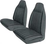 Black Vinyl Rear Seat Upholstery With Fixed Rear Seat