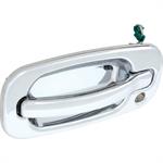 1999-07 Chevrolet, GMC Truck/SUV	 Exterior Door Handle	 With Key Hole	 All Chrome	 Front	 Left