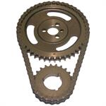 Timing Chain and Gear Set, Heavy Duty, Double Roller, Iron/Billet Steel Sprockets, Chevy, V6/V8, Set