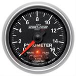 EGT/Pyrometer, 52.4mm, 0-1,600 °F, electric