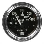 Oil pressure, 52.4mm, 0-400 psi, electric