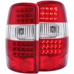 baklampor röd/klar, LED