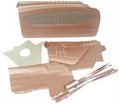 1960 IMPALA 2 DR HARDTOP LT & MED COPPER VINYL / COPPER INSERT FRONT & REAR SIDE PANEL SET W/O RAILS