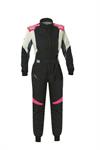 FIRST EVO ELLE OVERALL my2025 FIA 8856-2018 BLACK / FUCHSIA SZ. 38