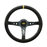 CORSICA SUPERLEGGERO:SUEDE LEATHER 350mm DIAMETER STEERING WHEEL BLACK