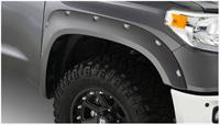 Fender Flares, Pocket Style, Front, Black, Dura-Flex Thermoplastic, Toyota, Pair