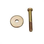 Harmonic Balancer Bolt, Steel, Gold Iridite, Hex Head, Universal, 7/16 in.-20 RH in., 3.25 in., Length, Each