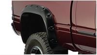 Fender Flares, Pocket Style,  Rear, Black, Dura-Flex Thermoplastic, Dodge, Pair