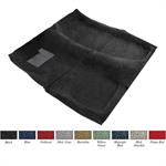 Carpet, Molded, Passenger Area, Cut Pile, Medium Gray, Chevy, Pontiac, Kit