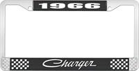 1966 CHARGER LICENSE PLATE FRAME - BLACK