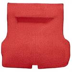 1955-57 Chevrolet Bel Air	 2DR/4DR Hardtop/Sedan	 Molded Trunk Area Carpet w/o Spare Tire Cutout	 Cutpile	 Flame Red