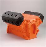 Engine, Replica Block, Polyurethane Foam, Orange, Long Block