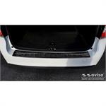 Black Mirror Stainless Steel Rear bumper protector suitable for Volvo V70 Facelift 2013-2016 'Ribs'