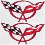 Decals,Red ,2.375x1.17,97-04