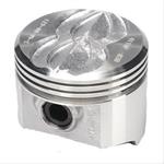 Pistons, Cast, Flat, 4.150 in. Bore, 5/64 in., 5/64 in., 3/16 in. Ring Grooves, Pontiac, Set of 8