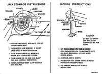 Decal - Jack Instructions - Fairlane - Regular Wheels