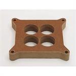 Carburetor Spacer, Phenolic, 0.250 in. Thick, 4-Hole, Square Bore