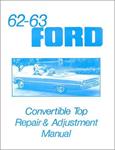 62-3 Ford Conv Top Repair Mnl