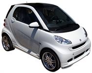 Spatbordverbreders (achterzijde) passend voor MCC Smart ForTwo 4/2007- (2-delig) (ABS)