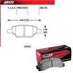 brake pads, rear, HP Plus