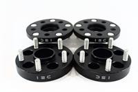 Wheel Spacers, 0.984 in. Thickness, Billet Aluminum, 2.209 in. Center Bore Diameter, 5 x 114.3mm Wheel Bolt Circle, Subaru, Pair