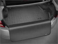 Floor Mats, Cargo Area with Bumper Protector, Thermoplastic, Black,