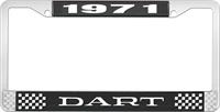 nummerplåtshållare 1971 dart - svart