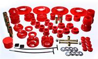 Urethanebush Kit Complete Hyper-flex, Red