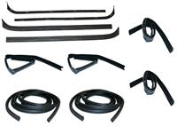 Belt Weatherstrip--Window Channel--Door Seal Kit - Driver Side & Passenger Side